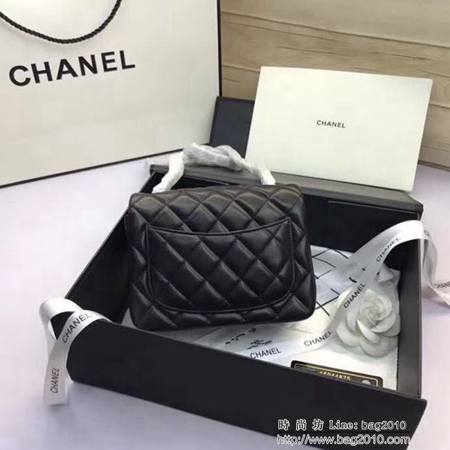 香奈兒CHANEL 升級版A1115進口小羊皮金銀鏈條單肩斜挎包 DSC1622